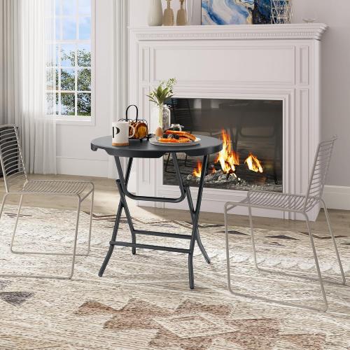 YITAHOME Portable Round Folding Table