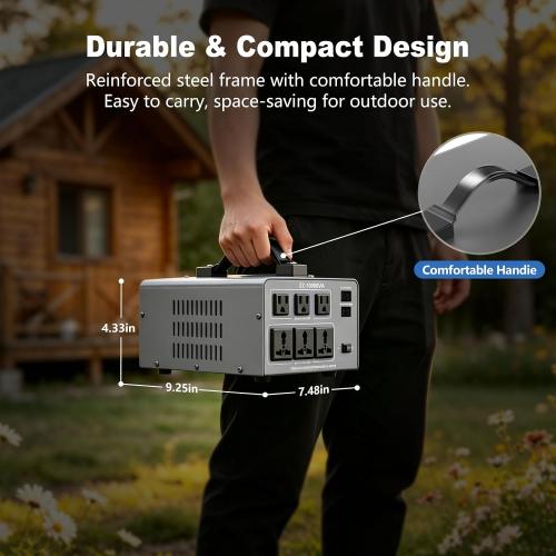 10000W Voltage Converter Transformer, Step Up/Down 110V/120V to 220V-240V