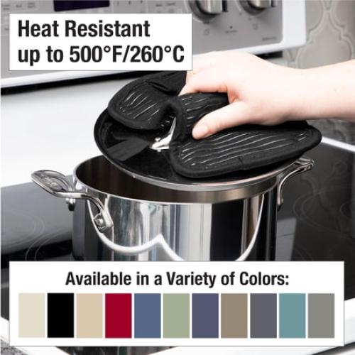 All-Clad Cotton Pot Holder, 2 Pack, Black