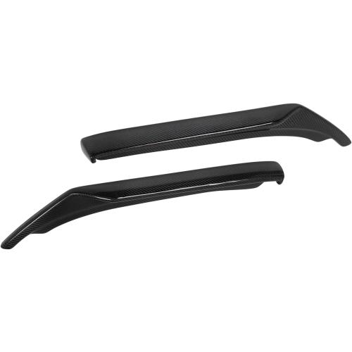 Brilluxa Rear Diffuser, Splitter Lip, Carbon Fiber Apron, Compatible with Infiniti Q50 2014‑2022, Rear Bumper Airflow Side Lip Extension
