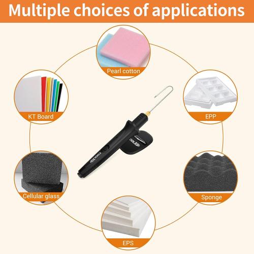 Cooltop Foam Cutter, 18W Hot Wire Foam Cutter, Hot Knife with Cleaning Pen