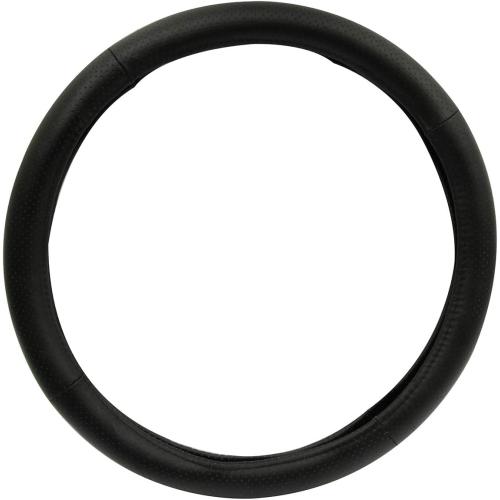 RoadPro RPSW3006 Black 18 Genuine Leather Steering Wheel Cover