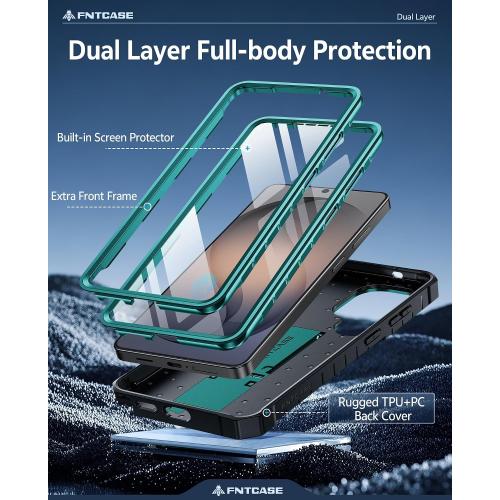 FNTCASE for Samsung Galaxy S26 Ultra Case with Built-in Screen Protector