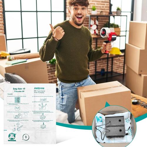 8 Pack 16x14 Foam Bags For Shipping, Instant Pack Quick Expanding Foam Packaging Bags, Packing, Mailing and Shipping Solutions