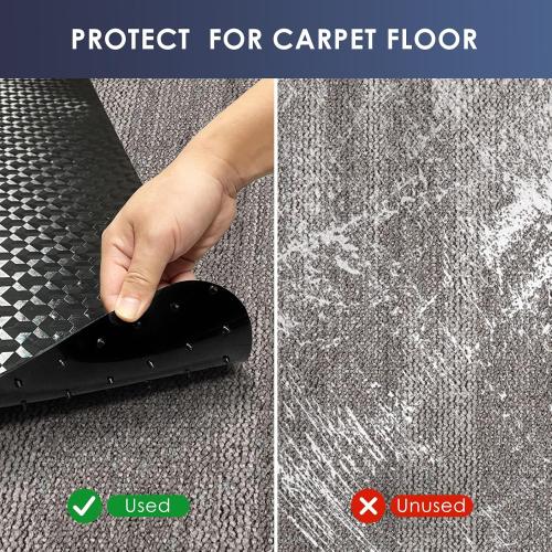 Vicwe Office Chair Mat for Carpet, 48x36 Anti-Slip Waterproof Floor Protector Desk Chair Mat for Rolling Chairs, Heavy Duty Chair Mat with Studs,Easy Glide Floor Mat for Home,Gaming