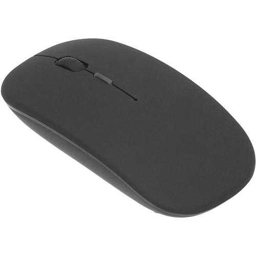Rechargeable Wireless Mouse 2.4GHz Ergonomic Silent Optical, 1600DPI Portable Slim Mice with Smart Sensor, Micro USB Charging for Laptop Computer Office Home