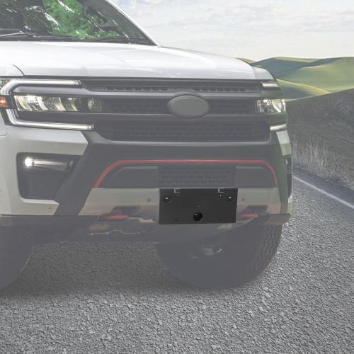 Voodonala for Ford Expedition 2018-2024 Front License Plate Frame Hanging License Plate Frame Bracket Compatible with Ford Expedition 2018-2024(Black)