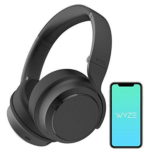 Color Black Wyze Noise-Cancelling Headphones - Black / No Travel Case