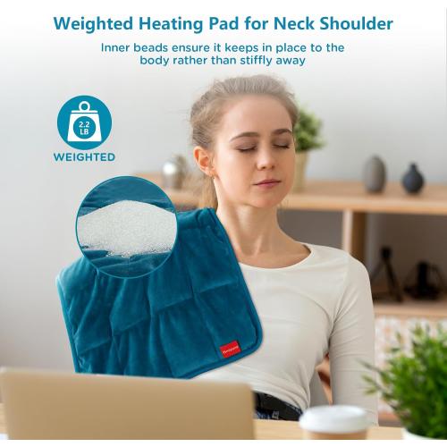 Comfytemp Weighted Heating Pad for Back & Period, FSA Eligible HSA, 12 x 24