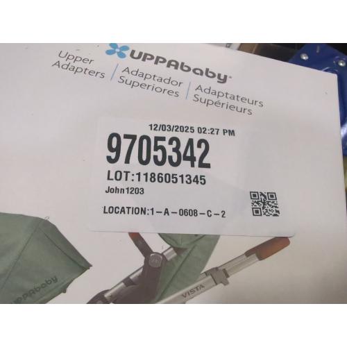 UPPAbaby VISTA Upper Adapters (for VISTA 2015-later)