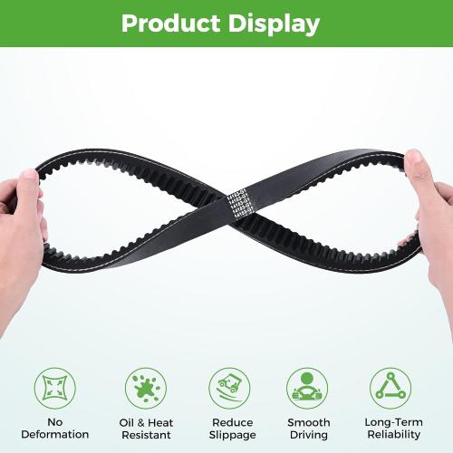10L0L Golf Cart 14153G1 Drive Belt for EZGO 1976-1987 Marathon 2 Cycle Gas Models with 2PG Engine,OEM# 14153-G1