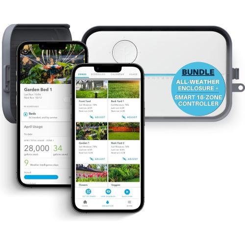 Includes Rachio 3rd Generation-16 Zone Smart Sprinkler Controller