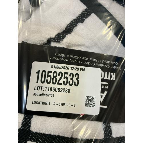 2packs All-Clad Checked Cotton Kitchen Towel, Almond