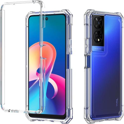for TCL 50 XE NXTPAPER 5G, TCL 50XE 5G - Full Cover Shockproof Protective Phone Case - Clear