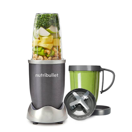 NutriBullet Silver Magic Bullet Superfood Nutrition Extractor Blender 8 Piece