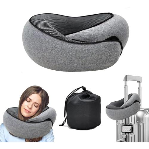 WEERSHUN Travel Pillows for Airplanes,2024 New Travel Pillow,Travel Neck Pillow Airplane Memory Foam Travel Pillow Neck Pillow for Traveling Suitable for Airplanes,Offices and Cars