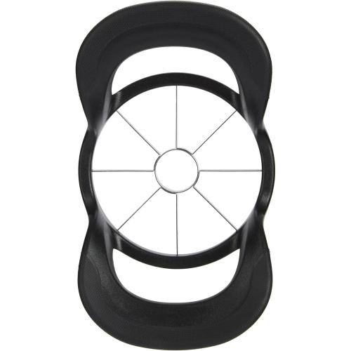8-Wedge Apple Slicer and Corer – Stainless Steel Sharp Blades with Non-Slip Black Handle, Easy Grip Cutter for Apples, Pears, and Similar Fruits