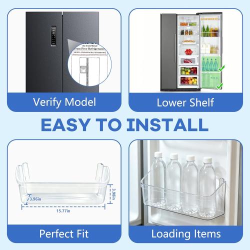 240323002 Refrigerator Door Bin Shelf Compatible with Frigidaire & Kenmore