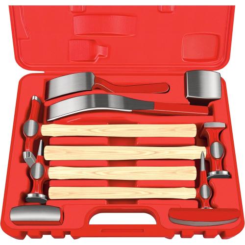 C&T Heavy Auto Body Repair Tool Hammer Dolly Set, Car Body Repair Tool Kit