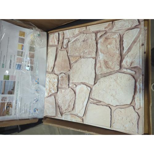Commomy Faux Stone Peel and Stick 3D Wall Panels 10 Pcs