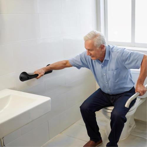 2 Pack Grab Bars for Shower, 16 Inch Shower Handles for Elderly