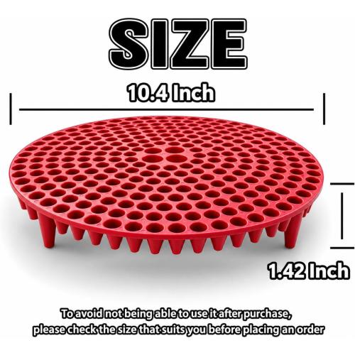 10.4 Car Wash Bucket Grit Trap Insert, 2-Pack with Mitt, Red