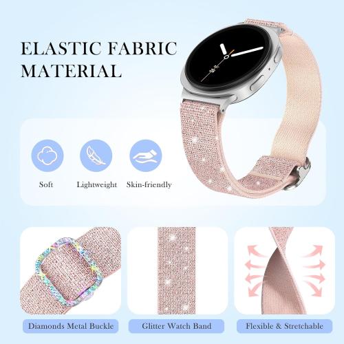 LETOID Stretchy Bands for Samsung Galaxy Watch Band Women Solo Loop
