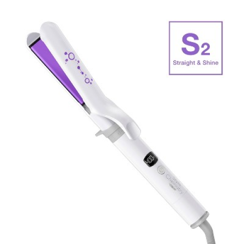 Color White and purple Conair Style Chemistry Flat Iron Attachment For Use With Style Chemistry Starter Kit Power Handle - 1