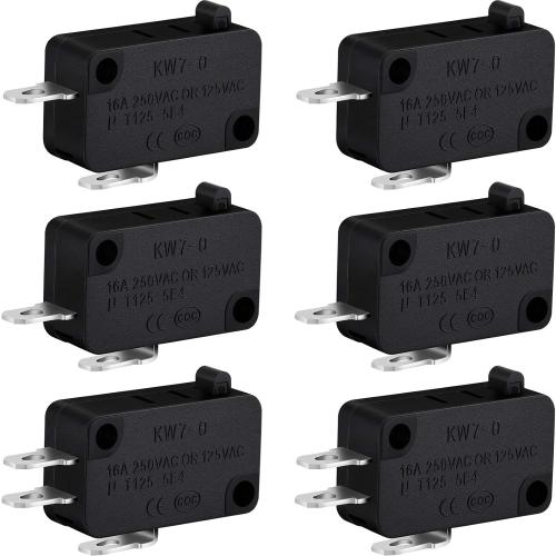 Weewooday 6 Pcs Microwave Oven Door Switch Replacement Part