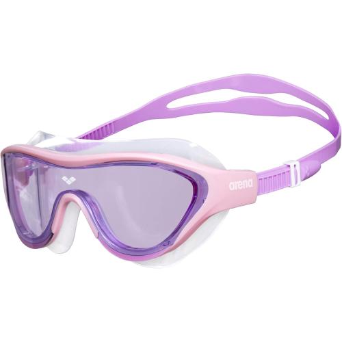 ARENA Unisex Youth The One Junior Swim Mask Goggles for Boys and Girls Ages 6 to 12 Large Fit Polycarbonate Lens