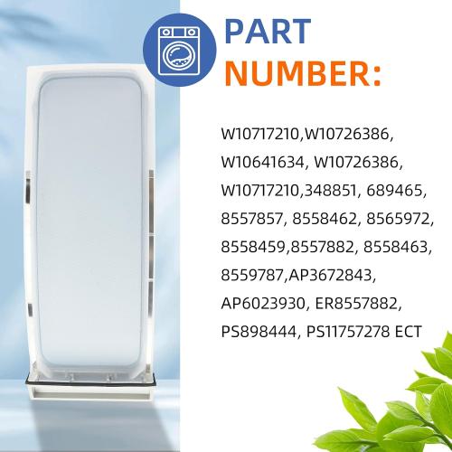 W10717210 W11778253 Dryer Lint Screen Filter White Replacement for Kenmore Maytag Whirlpool Dryer Lint Screen WPW10717210 W11607443 W11522758 348851 348846 8558459 8557882 8559787