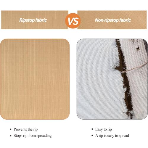 WJ-X3 Round Patio Furniture Cover, 62 D x 31 H, Beige & Coffee