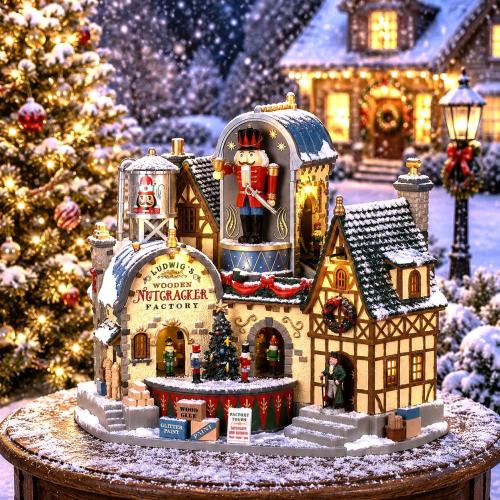 Lemax Holiday & Christmas Collection Ludwig's Wooden Nutcracker Factory