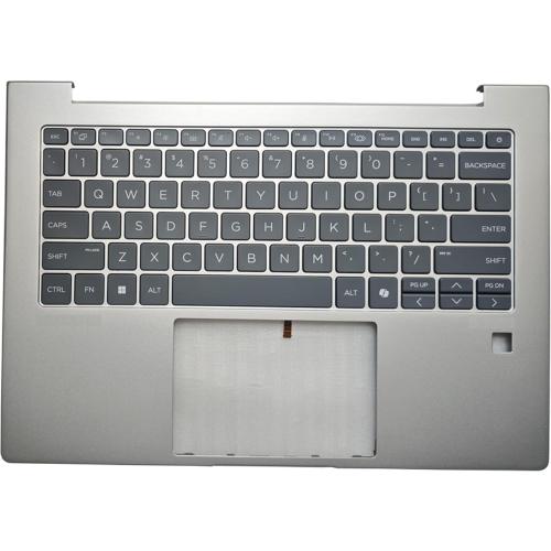 New Palmrest for HP EliteBook 640 645 G11 US/Spanish Keyboard Upper Cover N97244-171 (US Backlit)