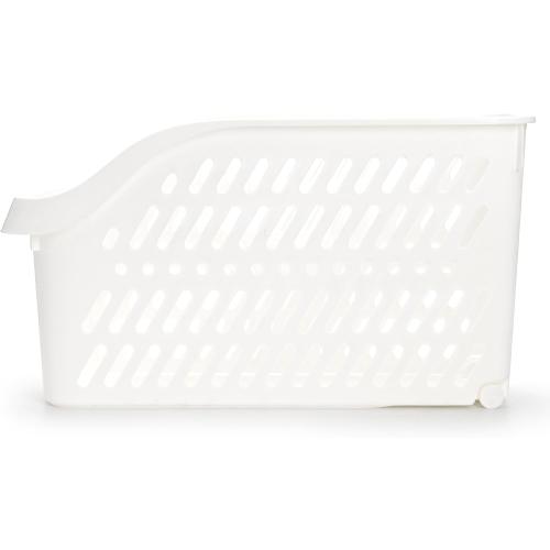 Coloch 2 Pack Plastic Under Sink Organizer with Wheels, Roll Out Bottle Organization Bins Narrow Kitchen Cabinet Organizers Multifunctional Plastic Organizer Basket for Under Sink, Kitchen, Bathroom