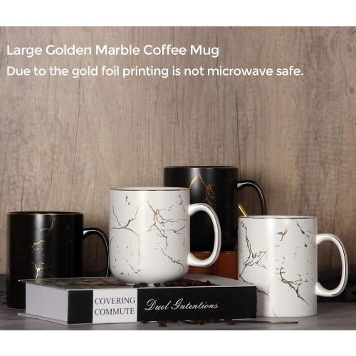 harebe 24 OZ Ceramic Extra Large Black Coffee Mug with Handle,Oversized Hot Tall Latte Mugs,Dishwasher Safe Big Capacity Giant Mug for Men Women