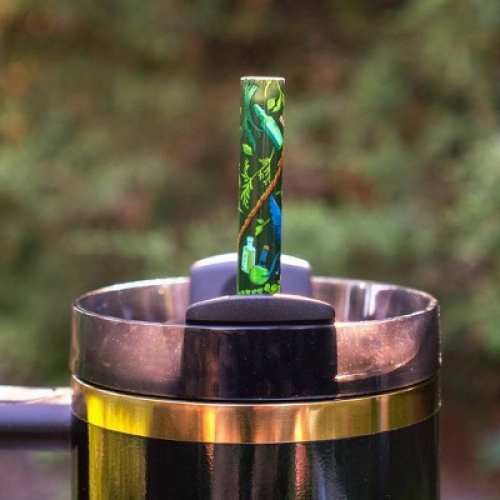 CharCharms (1) 4pk 30oz & (1) 4pk 20oz Water Bottle Straws Wicked 2 Elphaba