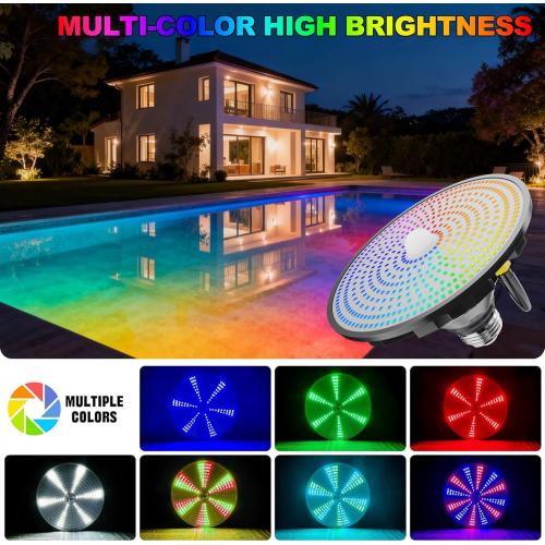 Pool Lights for Inground, LED Light Bulb for Above Ground Swimming Pool, 120V Spa Light Bulb E26 Base