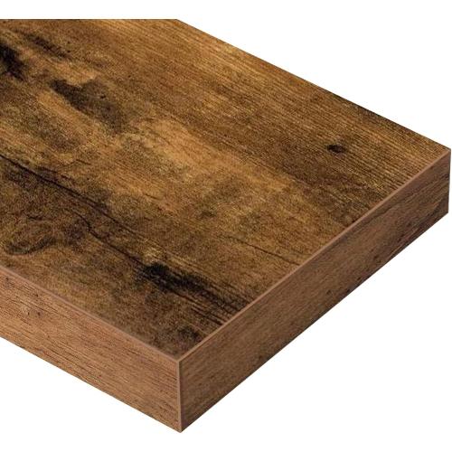 QEEIG Floating Shelves for Wall 47.2 Extra Long - Wall Shelf Bathroom Kitchen Living Room Bedroom Farmhouse Home Decor Display Bookshelf Large 47.2 x 9.3 inch Set of 2, Rustic Brown (008-120BN)