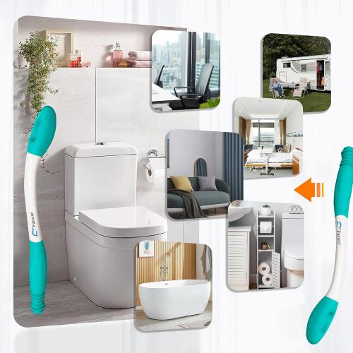 Fanwer Toilet Aids for Wiping Bottom - 15.7 Long Reach Comfort Butt Wiper Tools - Bottom Buddy Wiping aid Self Assist for Men, Women, Disabled,Elderly,Pregnant,and Back Surgery Recovery (2 Pack)