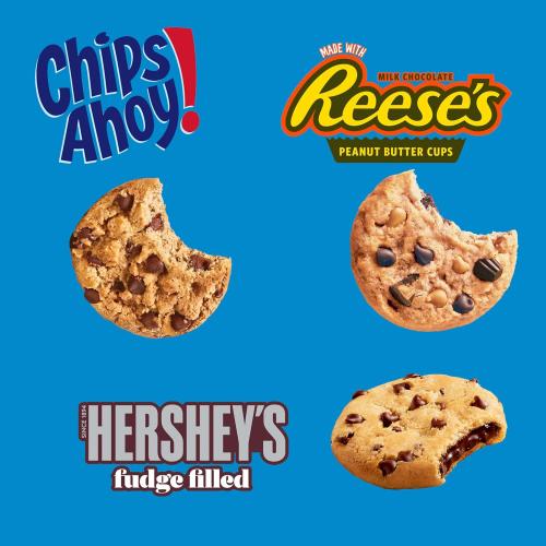 CHIPS AHOY! Cookies Variety Pack, 3 Flavors, 50 Snack Packs