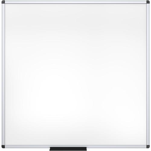VIZ-PRO Dry Erase Board/Magnetic Whiteboard, 48 x 48 Inches, Large Wall Mounted Board for School Office and Home 4' x 4'
