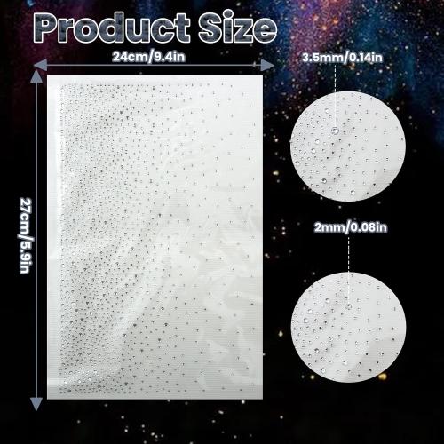 Iron on Rhinestone Sheets for Heat Press | 12 Sheets
