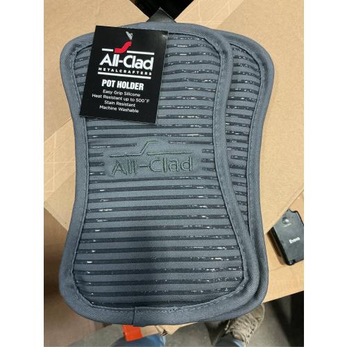 All-Clad Cotton Pot Holder, 2 Pack, Pewter