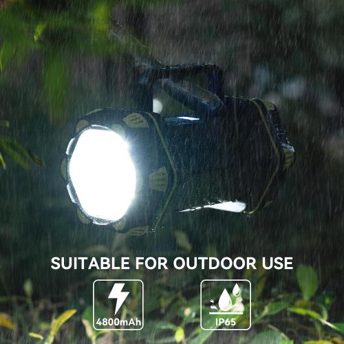 Alpswolf Emergency Spotlight Flashlight & Rechargeable Camping Lantern