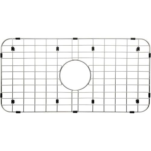 Serene Valley 25-1/8 x 12-7/8 Sink Grid, Centered Drain with Corner Radius 1-1/2, NLW2513C