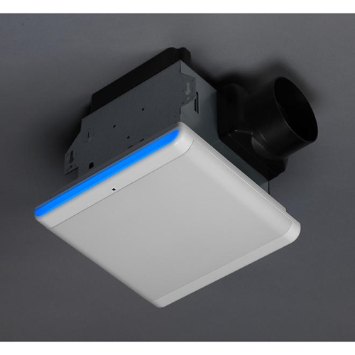 Homewerks Smart Vent Bathroom Ventilation Fan with Motion Sensor and LED Light