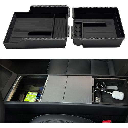 JVMA XL Center Console Organizer for Tesla Model Y Juniper YL & 3 Highland