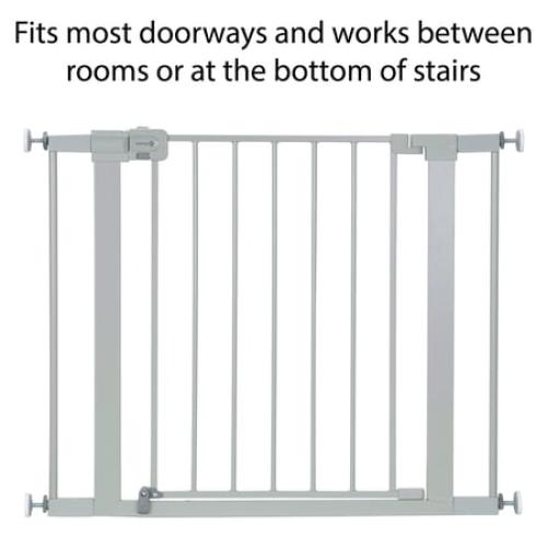 Safety 1st Simple Pass Walk-Through Gate, Grey