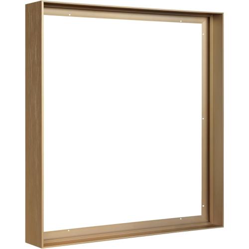 1.5” Deep Frame for 24x30 Canvas Paintings, DIY Metal Floating Frame with 1.5” Deep for Artists Designers Landscape Portrait Artwork, Modern Home Office Wall Decor (Bronze)